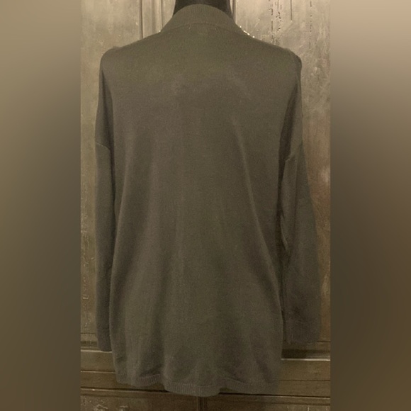 Cato Black open shoulder with beaded rhinestone collar sweater - Size medium - Picture 3 of 11